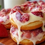 Strawberry Cheesecake Donuts