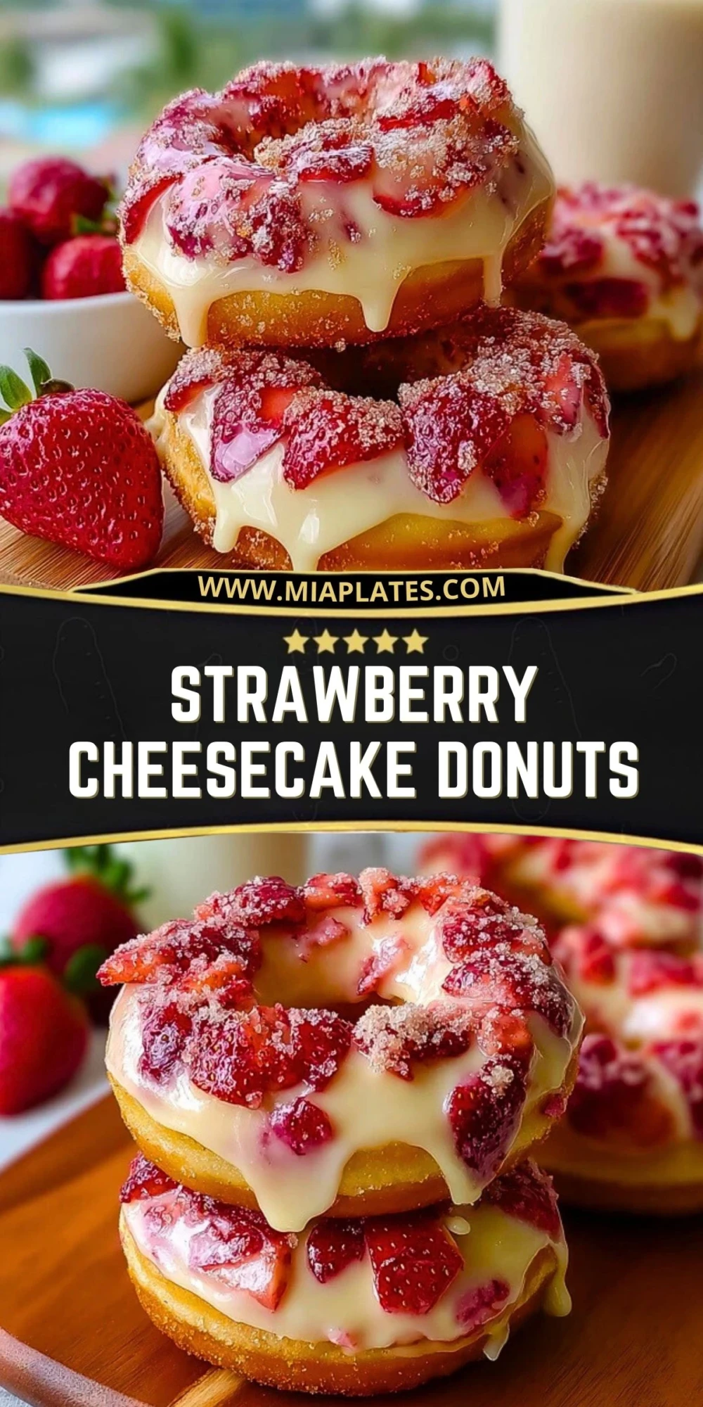 Strawberry Cheesecake Donuts (2)