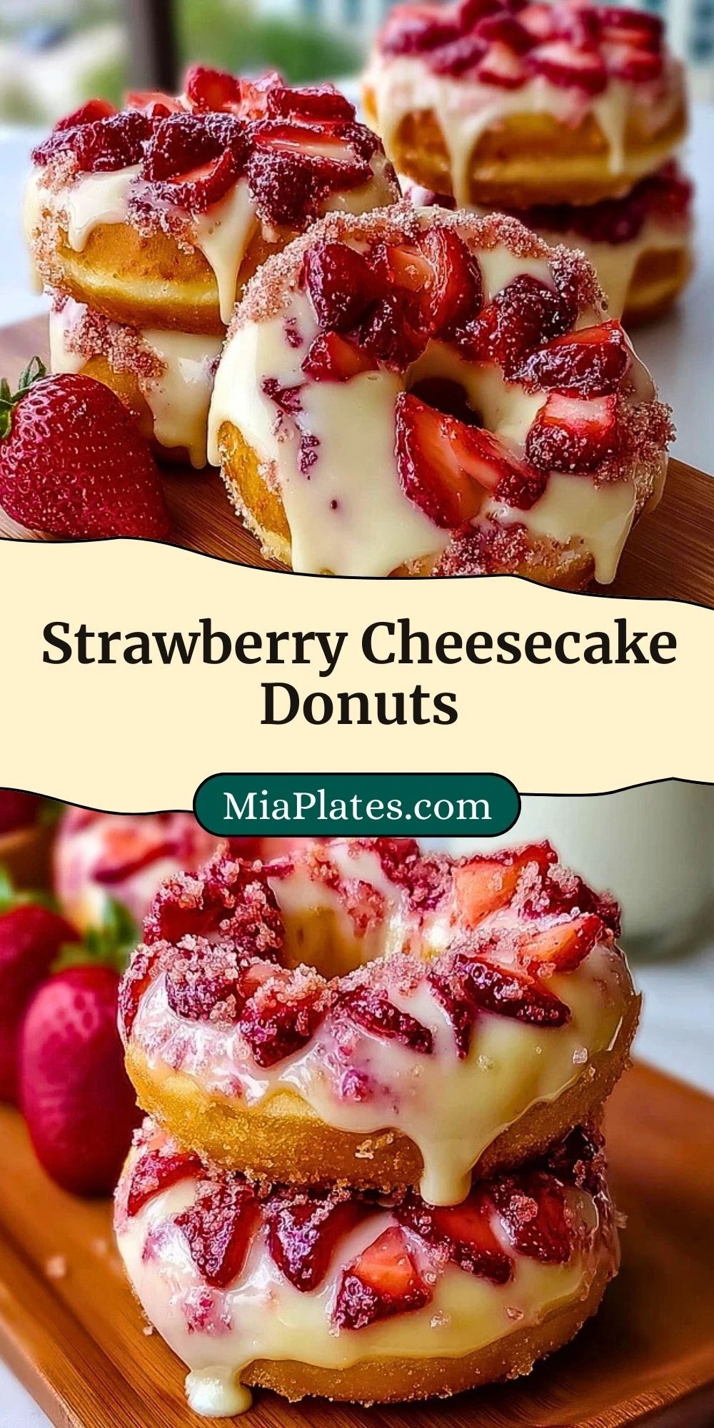 Strawberry Cheesecake Donuts (3)