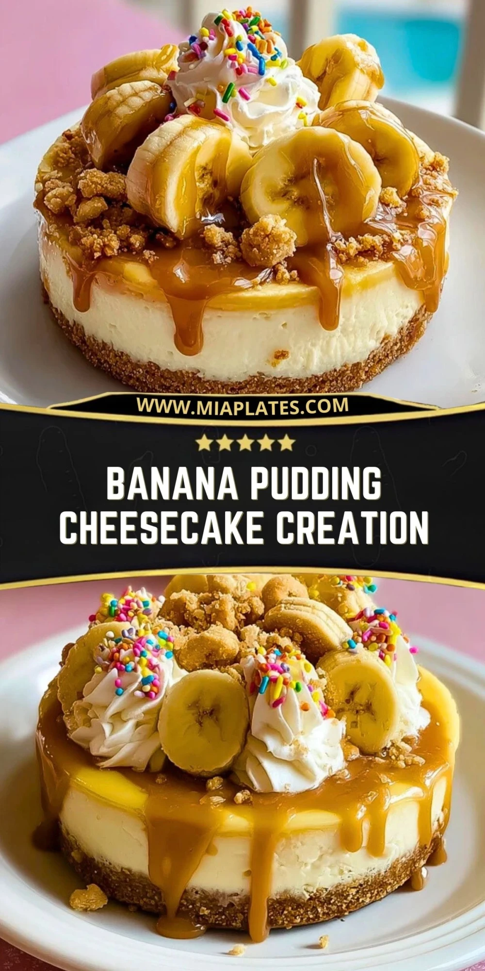 Banana Pudding Cheesecake Creation (2)