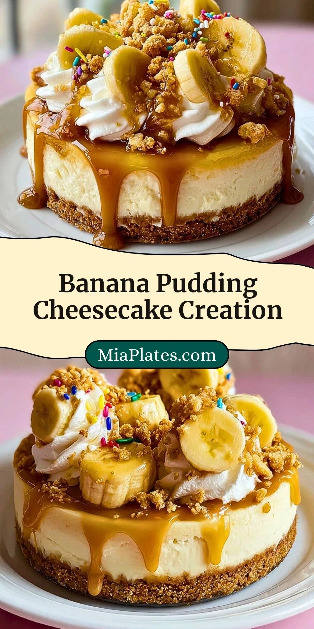 Banana Pudding Cheesecake Creation (3)