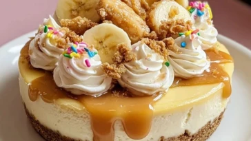 Banana Pudding Cheesecake Creation