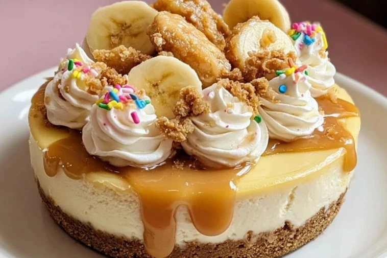 Banana Pudding Cheesecake Creation