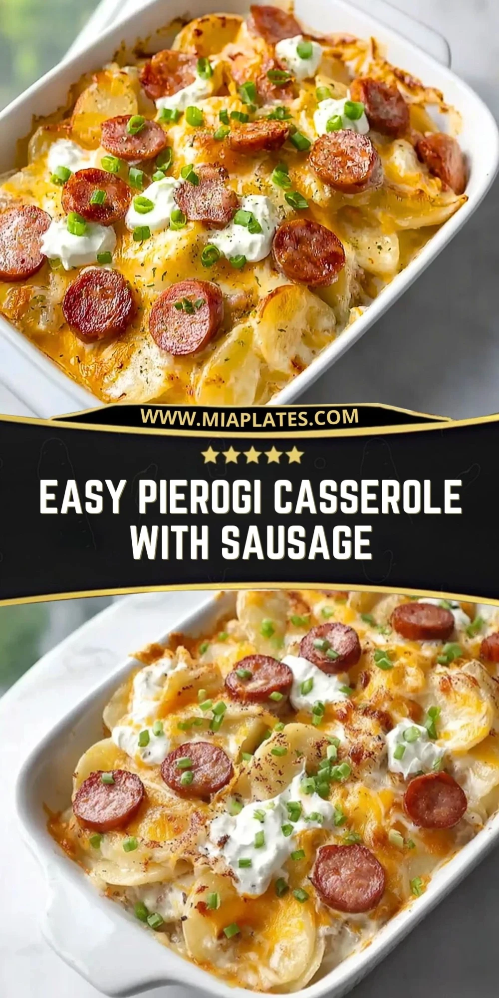Easy Pierogi Casserole with Sausage (2)