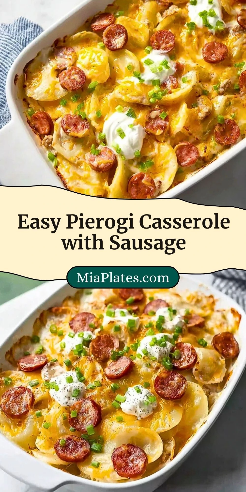 Easy Pierogi Casserole with Sausage (3)