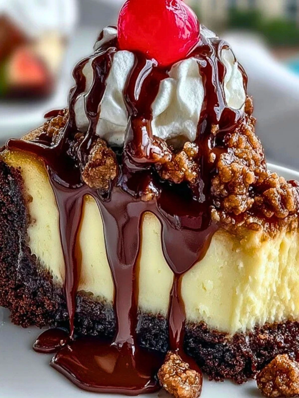 Hot Fudge Sundae Brownie Cheesecake (1)