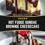 Hot Fudge Sundae Brownie Cheesecake (2)