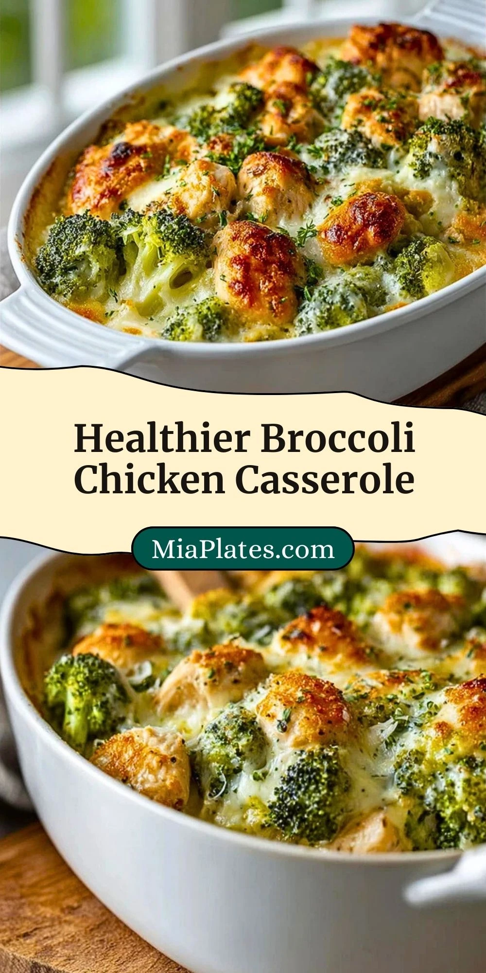 Healthier Broccoli Chicken Casserole (3)