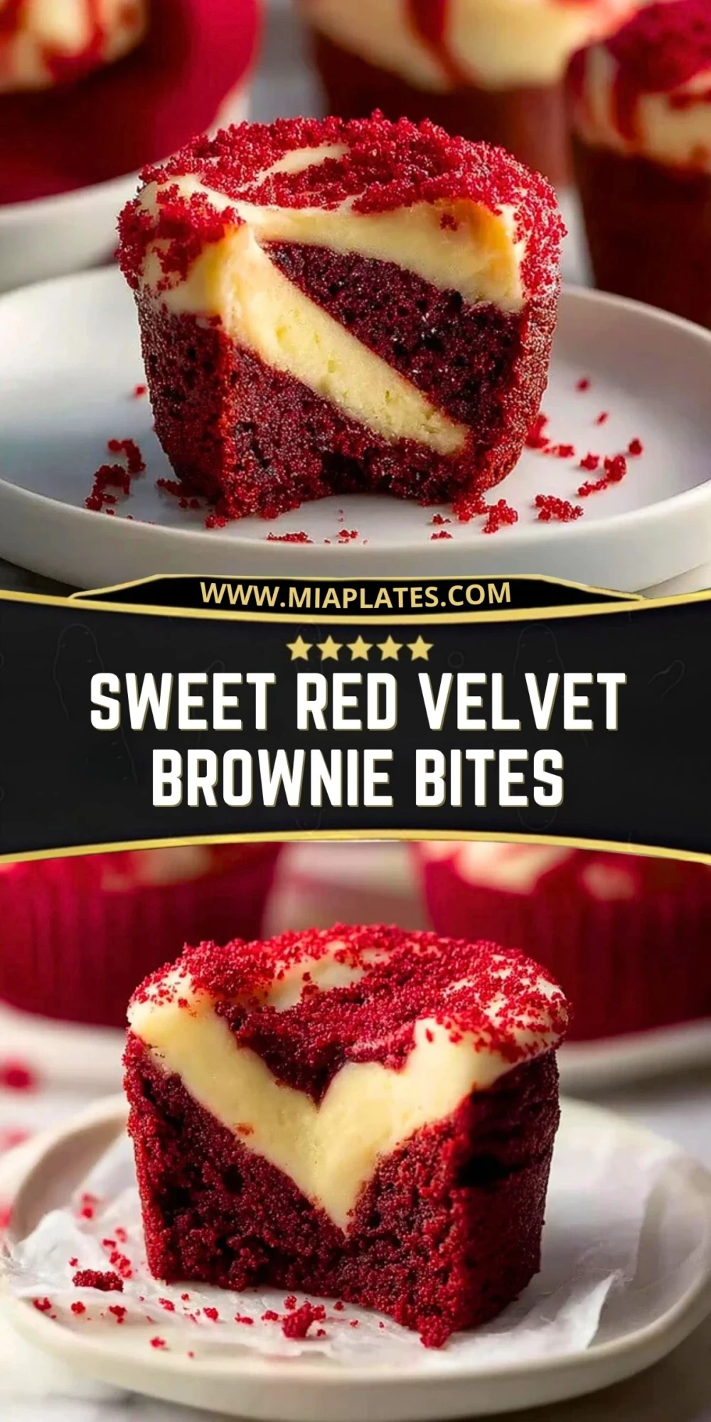 Sweet Red Velvet Brownie Bites (2)