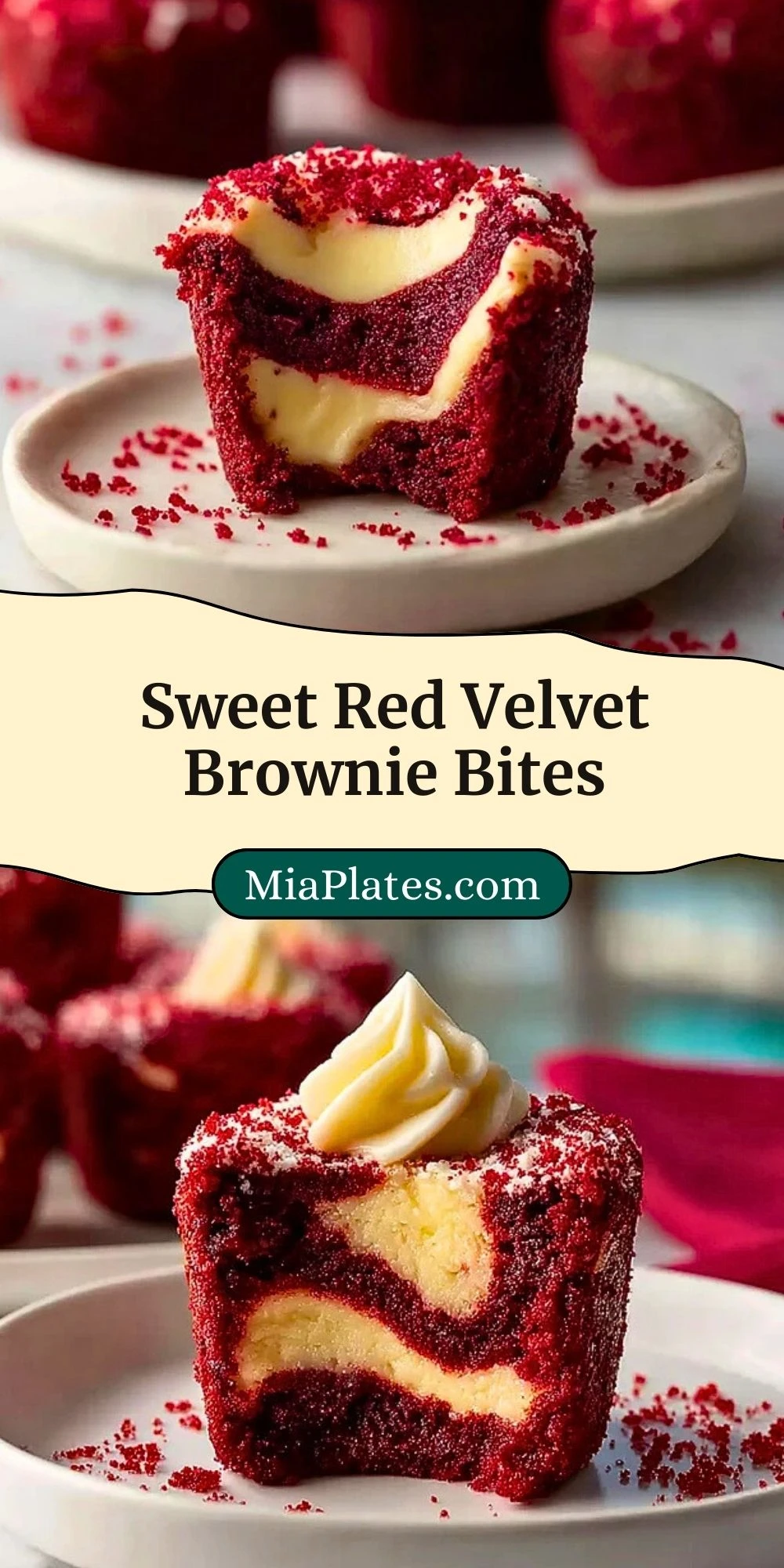 Sweet Red Velvet Brownie Bites (3)
