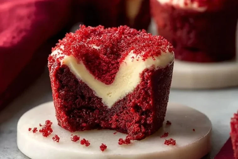 Sweet Red Velvet Brownie Bites