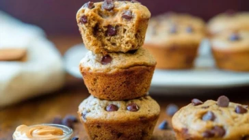 Flourless Peanut Butter Muffins