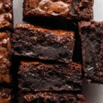 Seriously Fudgy Homemade Brownies