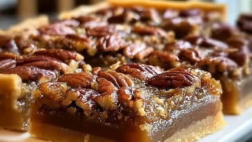 Lazy Girl Pecan Pie Bars