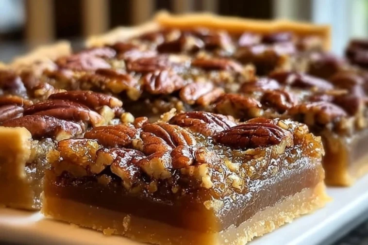 Lazy Girl Pecan Pie Bars
