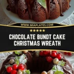 Chocolate Bundt Cake Christmas Wreath (2)
