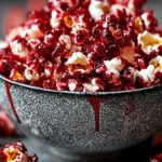 Halloween Bloody Red Velvet Popcorn