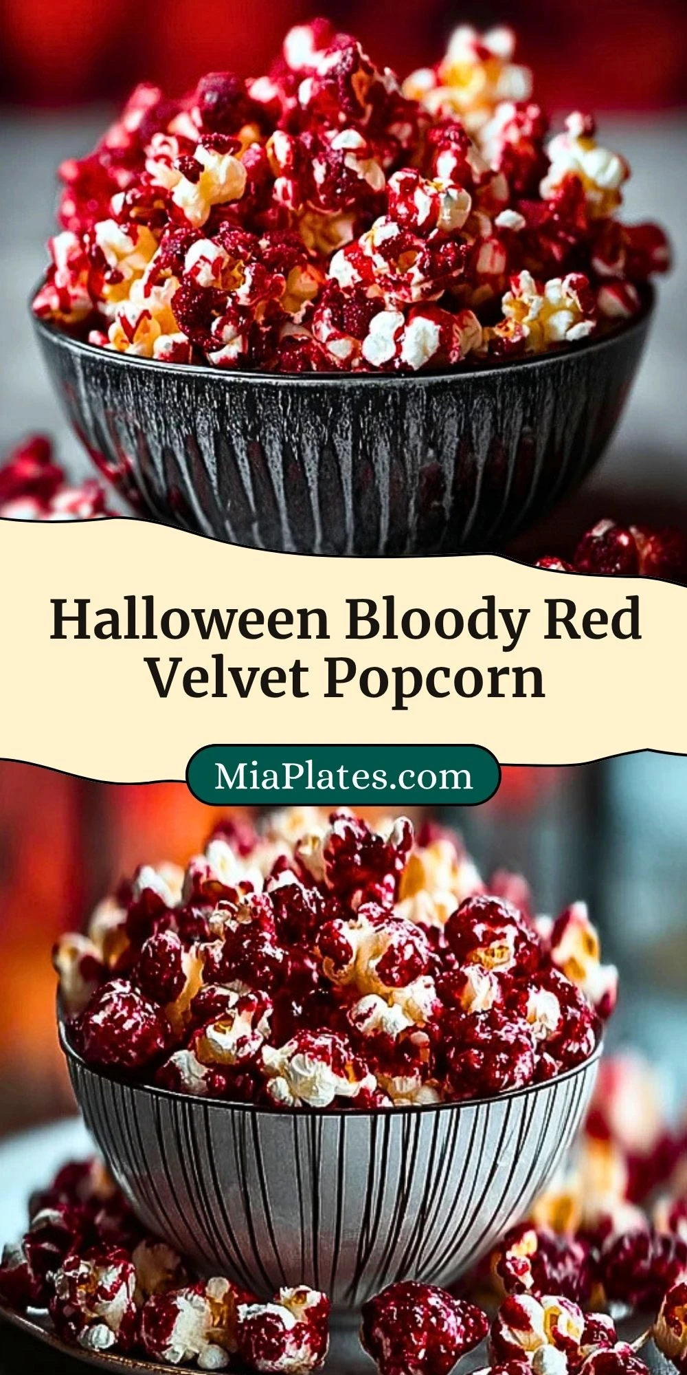 Halloween Bloody Red Velvet Popcorn (3)