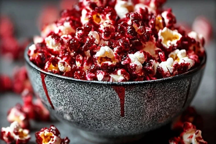 Halloween Bloody Red Velvet Popcorn