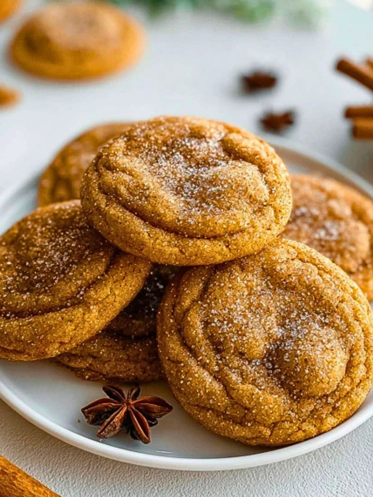 Brown Butter Pumpkin Snickerdoodle Cookies (1)