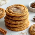 Brown Butter Pumpkin Snickerdoodle Cookies