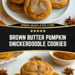 Brown Butter Pumpkin Snickerdoodle Cookies (3)