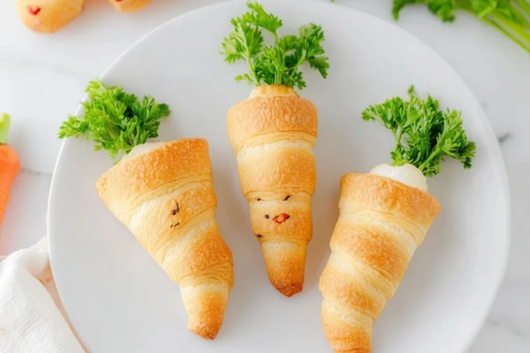 Cute Crescent Roll Carrots
