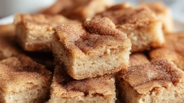 Easy Cinnamon Sugar Blondies