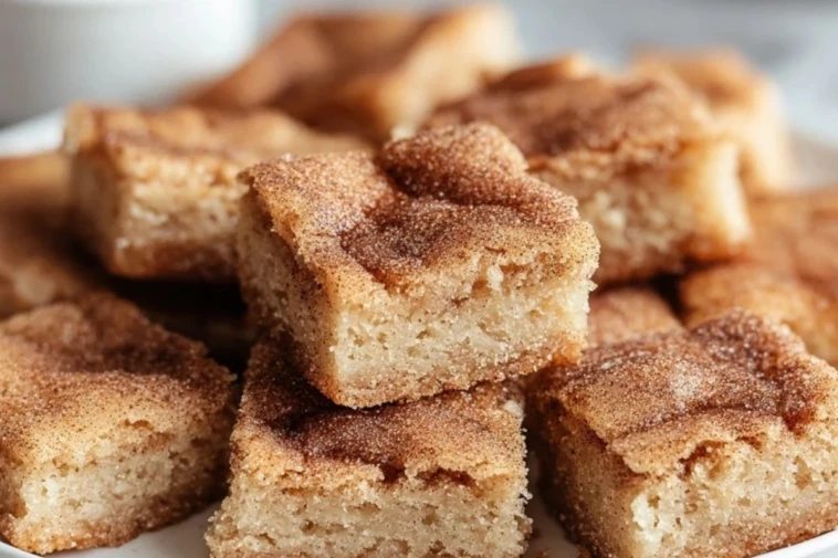 Easy Cinnamon Sugar Blondies