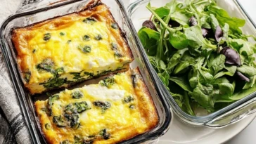 Healthy Cottage Cheese Egg Bake