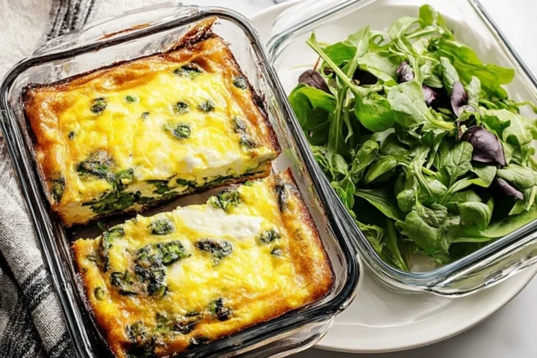 Healthy Cottage Cheese Egg Bake