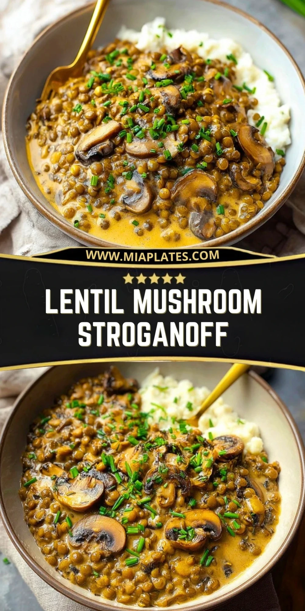 Lentil Mushroom Stroganoff (2)