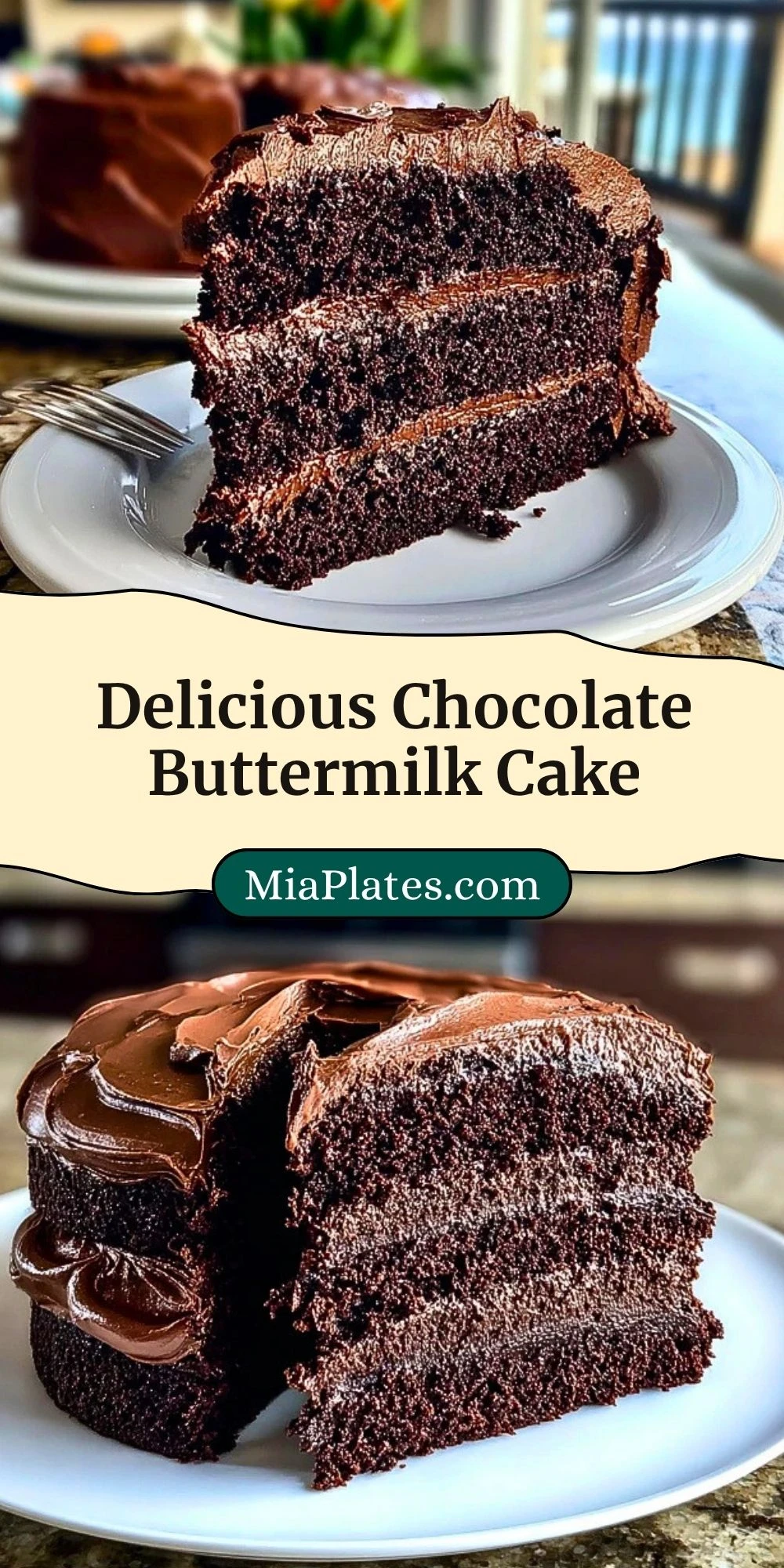 Delicious Chocolate Buttermilk Cake (3)