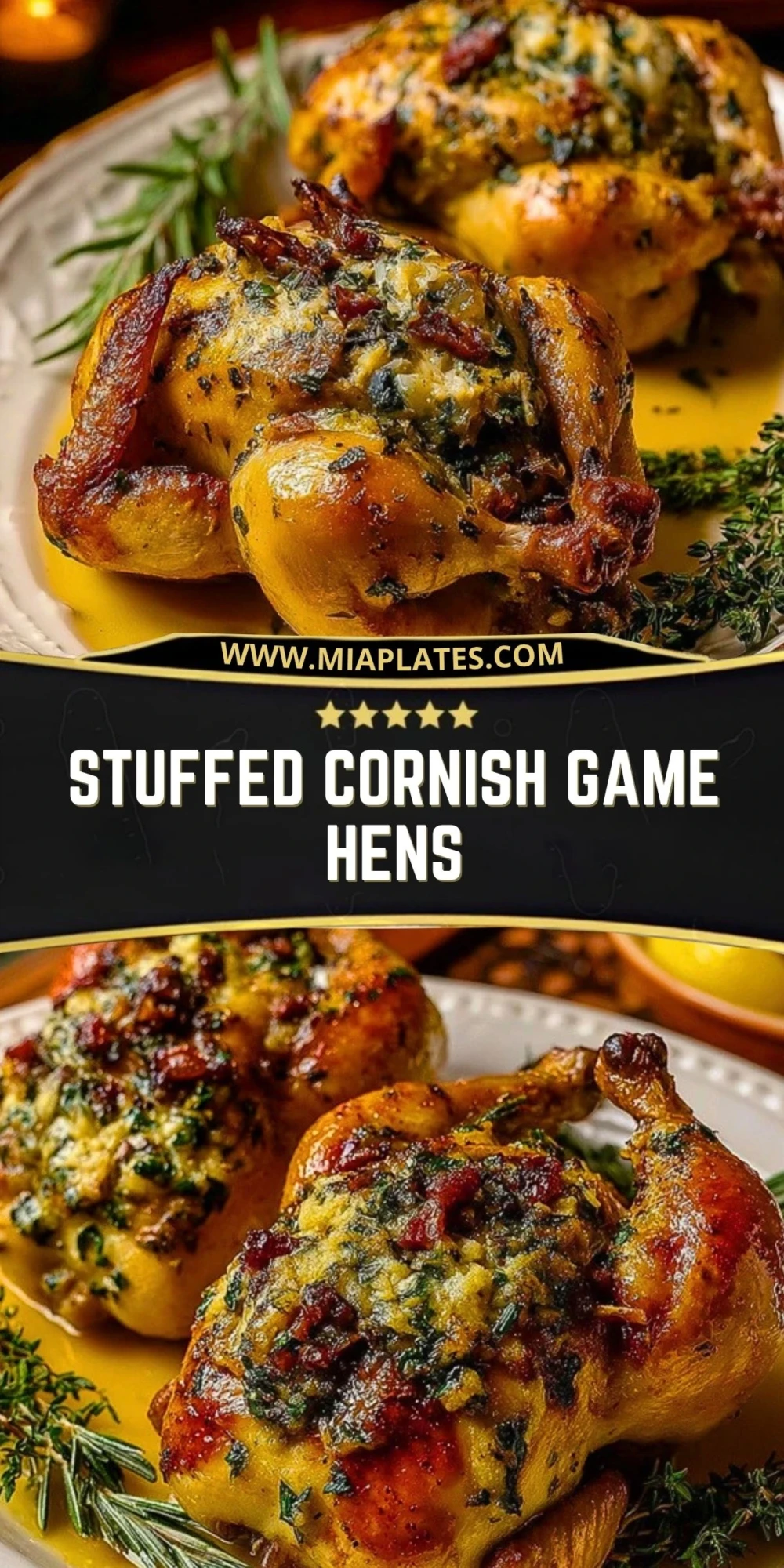 Stuffed Cornish Game Hens (2)