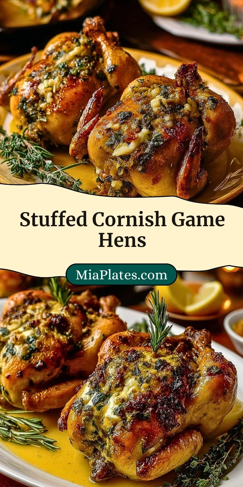 Stuffed Cornish Game Hens (3)