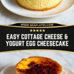 Easy Cottage Cheese & Yogurt Egg Cheesecake (2)