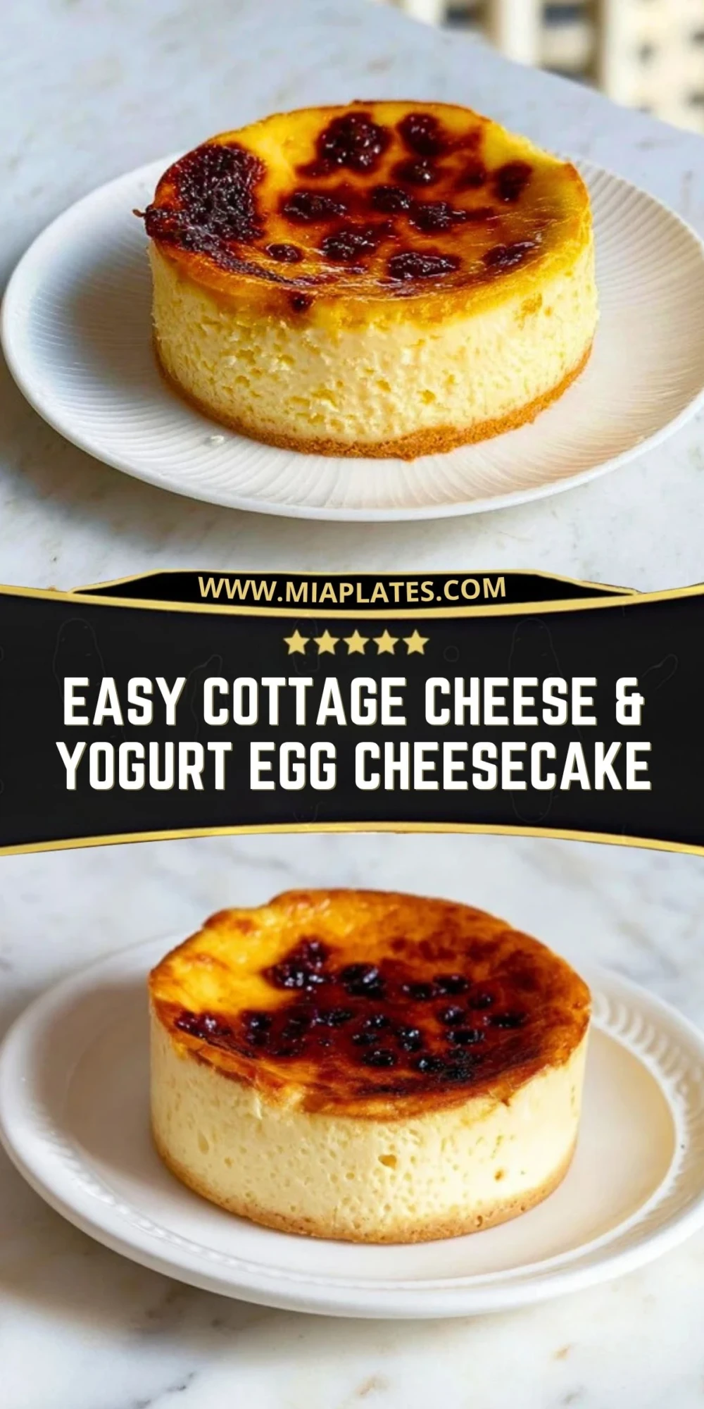 Easy Cottage Cheese & Yogurt Egg Cheesecake (2)