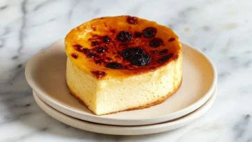 Easy Cottage Cheese & Yogurt Egg Cheesecake