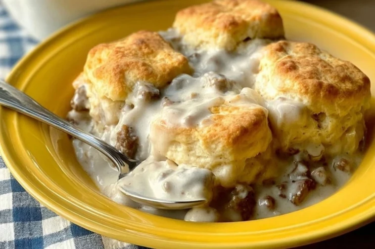 Biscuits & Gravy Casserole