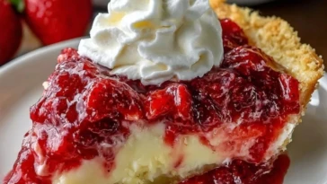 Strawberry Cheesecake Dump Cake