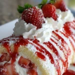 Strawberry Shortcake Cheesecake Rolls