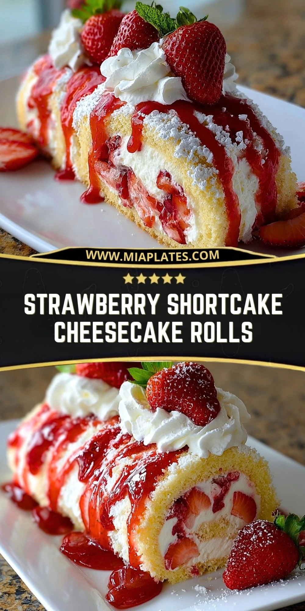 Strawberry Shortcake Cheesecake Rolls (2)
