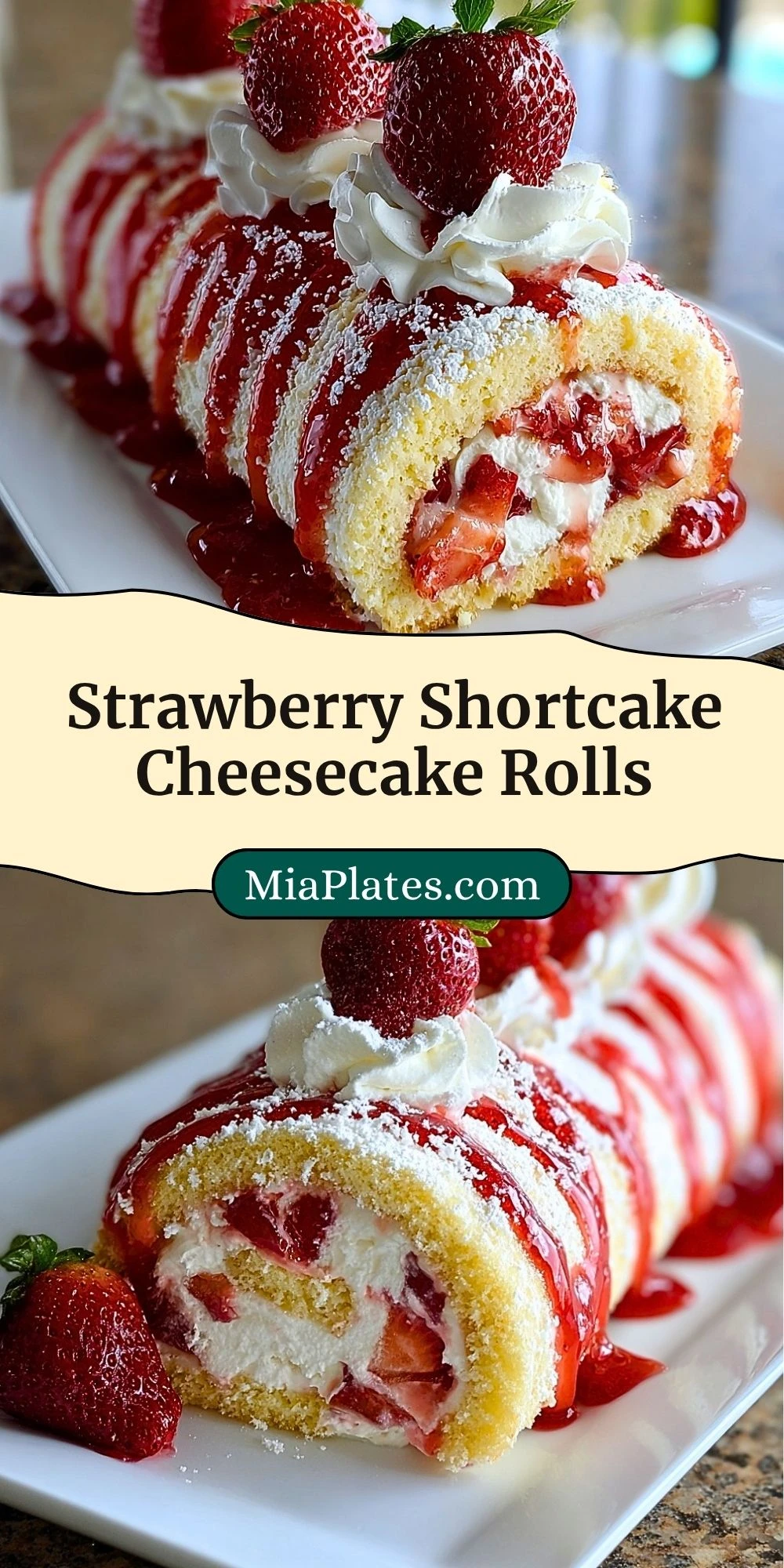 Strawberry Shortcake Cheesecake Rolls (3)