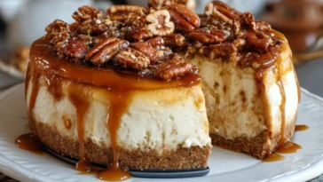 Decadent Pecan Pie Cheesecake