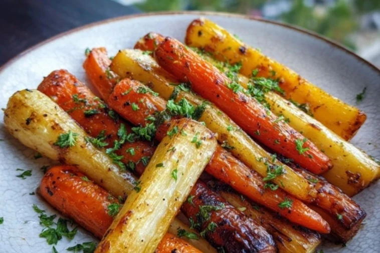 Honey Glazed Carrots and Parsnips
