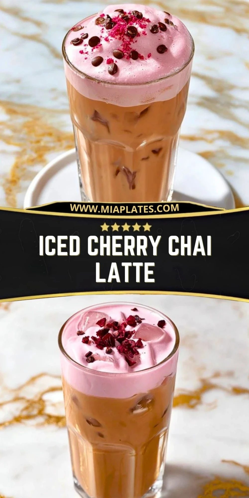 Iced Cherry Chai Latte (2)