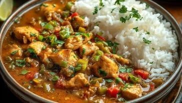 Authentic New Orleans Chicken Etouffee
