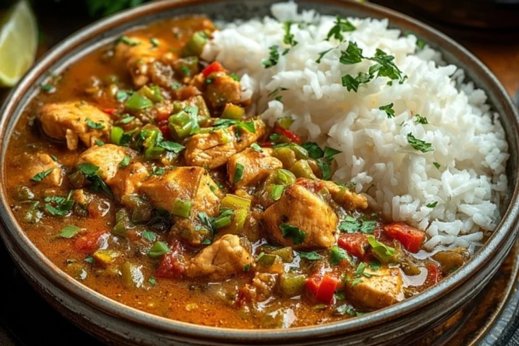 Authentic New Orleans Chicken Etouffee
