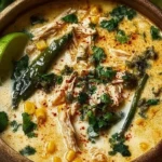 Creamy Chicken Poblano Soup