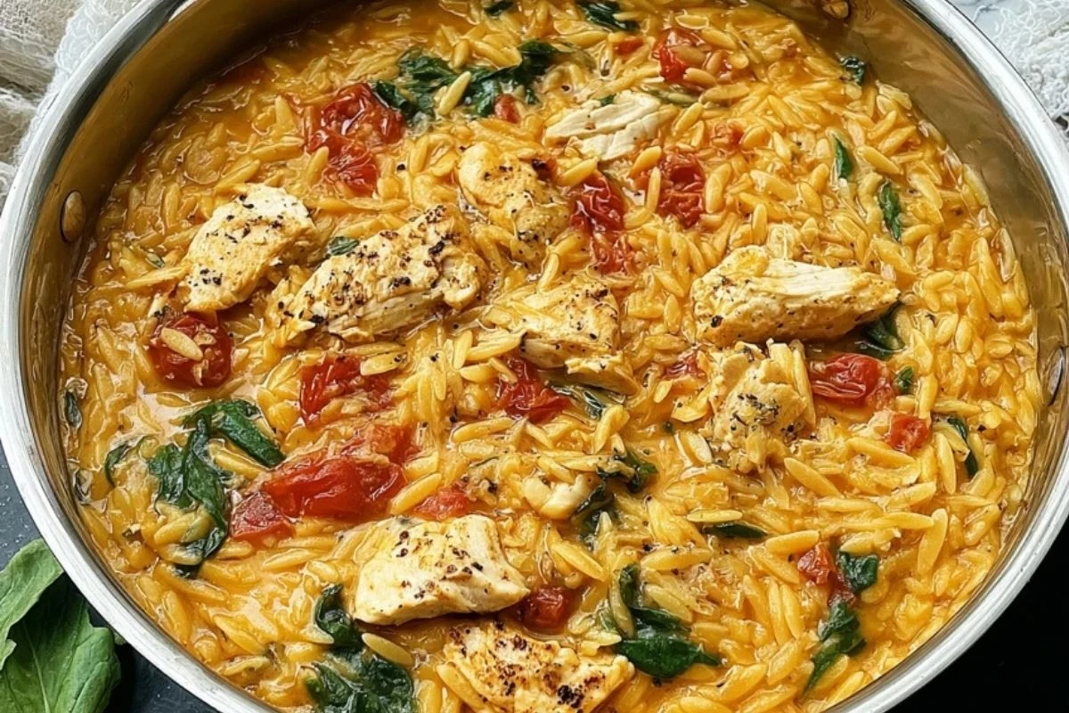 Marry Me Chicken Orzo